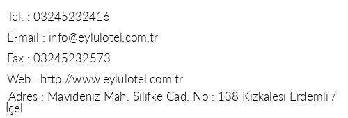 Hotel Eyll telefon numaralar, faks, e-mail, posta adresi ve iletiim bilgileri